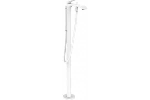 Смеситель Hansgrohe Vivenis 75445700 напольный, матовый белый, однорычажный, длина излива 23.6 см