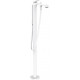 Смеситель Hansgrohe Vivenis 75445700 напольный, матовый белый, однорычажный, длина излива 23.6 см