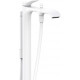 Смеситель Hansgrohe Vivenis 75445700 напольный, матовый белый, однорычажный, длина излива 23.6 см