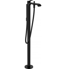 Смеситель Hansgrohe Vivenis 75445670 напольный, матовый черный, однорычажный, длина излива 23.6 см