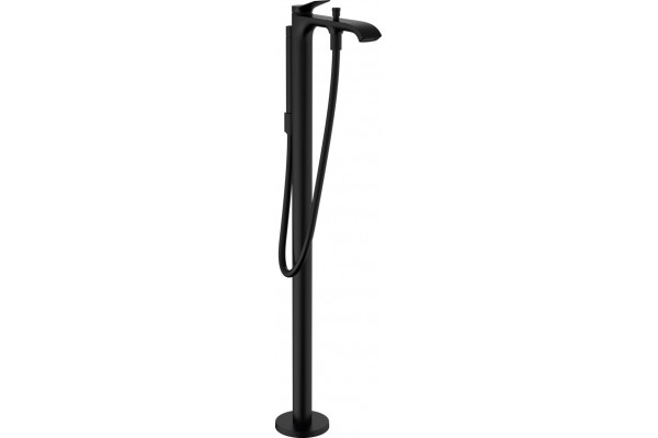 Смеситель Hansgrohe Vivenis 75445670 напольный, матовый черный, однорычажный, длина излива 23.6 см