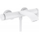Смеситель Hansgrohe Vivenis 75420700 для ванны с душем, матовый белый, однорычажный, длина излива 21.6 см
