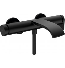 Смеситель Hansgrohe Vivenis 75420670 для ванны с душем, матовый черный, однорычажный, длина излива 21.6 см