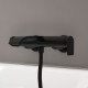 Смеситель Hansgrohe Vivenis 75420670 для ванны с душем, матовый черный, однорычажный, длина излива 21.6 см