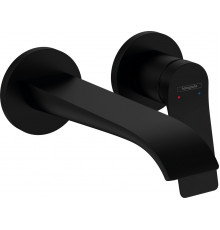 Смеситель Hansgrohe Vivenis 75050670 для раковины, матовый черный, однорычажный, длина излива 19.2 см