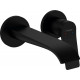 Смеситель Hansgrohe Vivenis 75050670 для раковины, матовый черный, однорычажный, длина излива 19.2 см