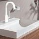 Смеситель Hansgrohe Vivenis 75032700 для раковины, матовый белый, однорычажный, высота излива 20.9 см
