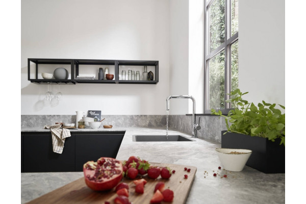 Смеситель Hansgrohe Talis M54 72844000 для кухонной мойки, хром, однорычажный, высота излива 22 см