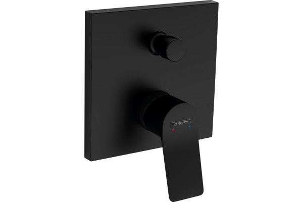Смеситель Hansgrohe Vivenis 75415670 для ванны с душем, матовый черный, однорычажный