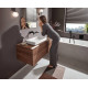 Смеситель Hansgrohe Vivenis 75415670 для ванны с душем, матовый черный, однорычажный