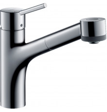 Смеситель Hansgrohe Talis M52 73860000 для кухонной мойки, хром, однорычажный, высота излива 16.5 см