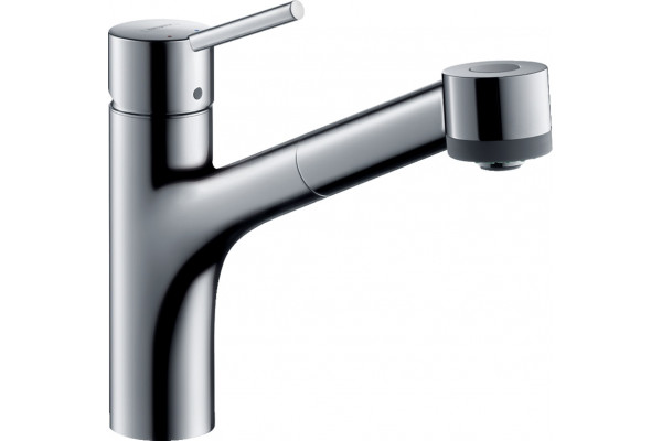Смеситель Hansgrohe Talis M52 73860000 для кухонной мойки, хром, однорычажный, высота излива 16.5 см