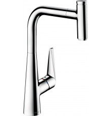Смеситель Hansgrohe Talis Select M51 73853000 для кухонной мойки, хром, однорычажный, высота излива 28.8 см