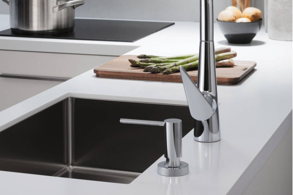 Смеситель Hansgrohe Talis Select M51 73853000 для кухонной мойки, хром, однорычажный, высота излива 28.8 см