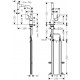 Смеситель Hansgrohe Talis Select M51 73852000 для кухонной мойки, хром, однорычажный, высота излива 22.3 см