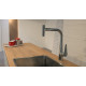Смеситель Hansgrohe Talis Select M51 73852000 для кухонной мойки, хром, однорычажный, высота излива 22.3 см