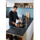 Смеситель Hansgrohe Talis M51 73851000 для кухонной мойки, хром, однорычажный, высота излива 18.5 см