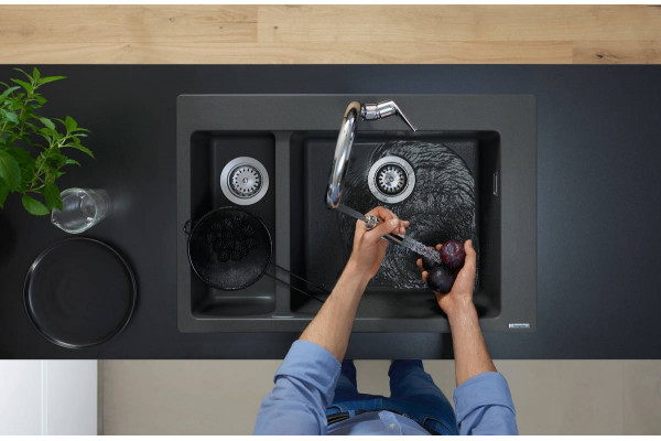 Смеситель Hansgrohe Talis M51 73851000 для кухонной мойки, хром, однорычажный, высота излива 18.5 см