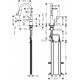 Смеситель Hansgrohe Talis M51 73850800 для кухонной мойки, сталь, однорычажный, высота излива 15.2 см