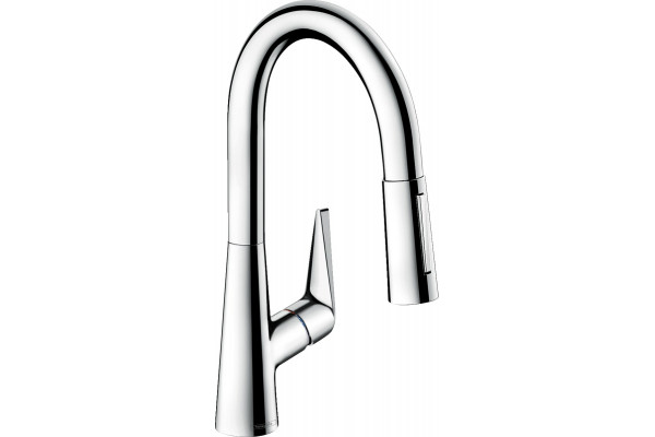 Смеситель Hansgrohe Talis M51 73850000 для кухонной мойки, хром, однорычажный, высота излива 15.2 см