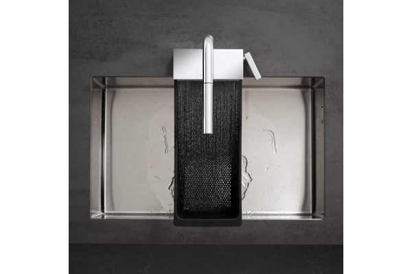 Смеситель Hansgrohe Aquno Select M81 73836000 для кухонной мойки, хром, однорычажный, высота излива 25 см
