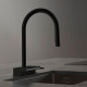 Смеситель Hansgrohe Aquno Select M81 73831670 для кухонной мойки, матовый черный, однорычажный, высота излива 16.5 см