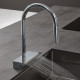 Смеситель Hansgrohe Aquno Select M81 73831000 для кухонной мойки, хром, однорычажный, высота излива 16.5 см