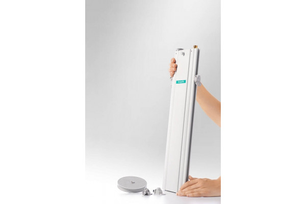 Смеситель Hansgrohe Aquno Select M81 73830800 для кухонной мойки, сталь, однорычажный, высота излива 25 см
