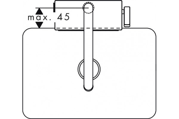 Смеситель Hansgrohe Aquno Select M81 73830800 для кухонной мойки, сталь, однорычажный, высота излива 25 см
