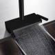 Смеситель Hansgrohe Aquno Select M81 73830670 для кухонной мойки, матовый черный, однорычажный, высота излива 25 см