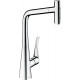 Смеситель Hansgrohe Metris Select M71 73816000 для кухонной мойки, хром, однорычажный, высота излива 33.3 см