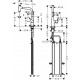 Смеситель Hansgrohe Metris Select M71 73802000 для кухонной мойки, хром, однорычажный, высота излива 23.8 см