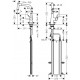 Смеситель Hansgrohe Metris M71 73800000 для кухонной мойки, хром, однорычажный, высота излива 22 см