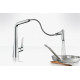 Смеситель Hansgrohe Metris M71 73800000 для кухонной мойки, хром, однорычажный, высота излива 22 см