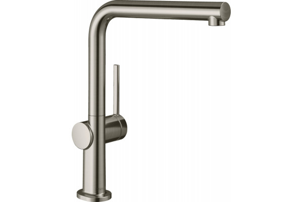 Смеситель Hansgrohe Talis M54 72840800 для кухонной мойки, сталь, однорычажный, высота излива 26.5 см