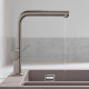 Смеситель Hansgrohe Talis M54 72840800 для кухонной мойки, сталь, однорычажный, высота излива 26.5 см