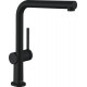 Смеситель Hansgrohe Talis M54 72840670 для кухонной мойки, матовый черный, однорычажный, высота излива 26.5 см