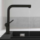 Смеситель Hansgrohe Talis M54 72840670 для кухонной мойки, матовый черный, однорычажный, высота излива 26.5 см
