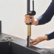 Смеситель Hansgrohe Talis M54 72840670 для кухонной мойки, матовый черный, однорычажный, высота излива 26.5 см