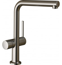 Смеситель Hansgrohe Talis M54 72827800 для кухонной мойки, сталь, однорычажный, высота излива 26.5 см