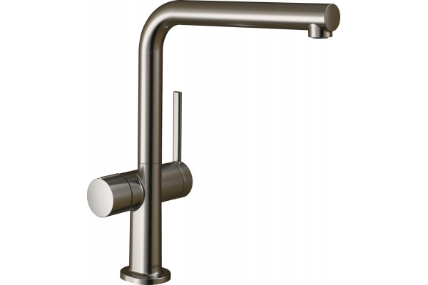 Смеситель Hansgrohe Talis M54 72827800 для кухонной мойки, сталь, однорычажный, высота излива 26.5 см