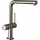 Смеситель Hansgrohe Talis M54 72827800 для кухонной мойки, сталь, однорычажный, высота излива 26.5 см