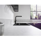 Смеситель Hansgrohe Talis M54 72827670 для кухонной мойки, матовый черный, однорычажный, высота излива 26.5 см