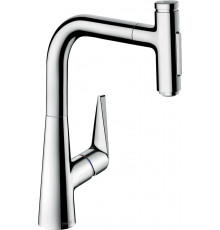 Смеситель Hansgrohe Talis Select M51 72824000 для кухонной мойки, хром, однорычажный, высота излива 22.3 см