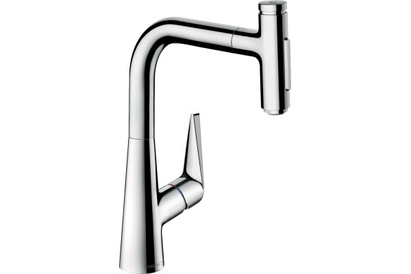 Смеситель Hansgrohe Talis Select M51 72824000 для кухонной мойки, хром, однорычажный, высота излива 22.3 см