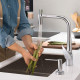 Смеситель Hansgrohe Talis Select M51 72823000 для кухонной мойки, хром, однорычажный, высота излива 28.8 см