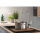 Смеситель Hansgrohe Talis Select M51 72823000 для кухонной мойки, хром, однорычажный, высота излива 28.8 см