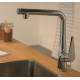 Смеситель Hansgrohe Talis Select M51 72820000 для кухонной мойки, хром, высота излива 28.8 см, длина излива 20.8 см