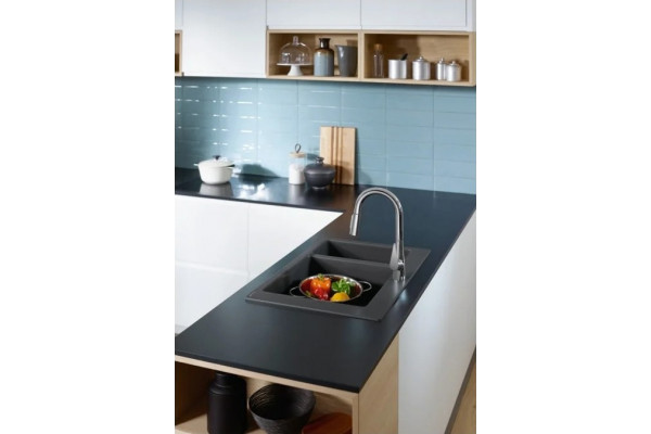 Смеситель Hansgrohe Talis M51 72815000 для кухонной мойки, хром, однорычажный, высота излива 15.2 см