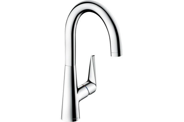 Смеситель Hansgrohe Talis M51 72814000 для кухонной мойки, хром, однорычажный, высота излива 21.5 см